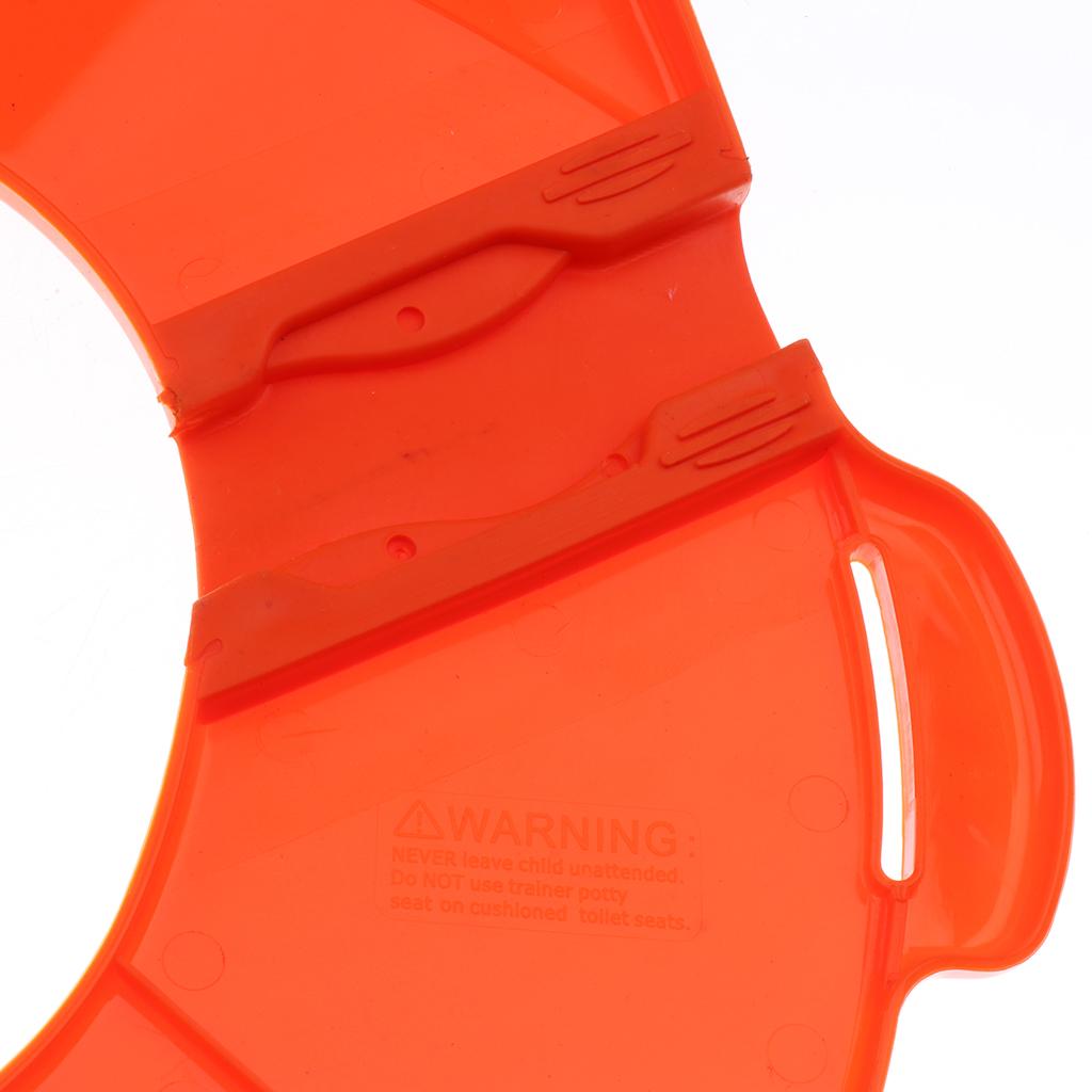 Folding Travel Potty Seat for Baby Portable Training Toilet Toddler Orange