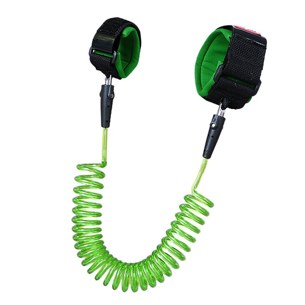 Safety Harness Leash Anti Lost Wrist Traction Rope for Kids 2.5 Meter Green