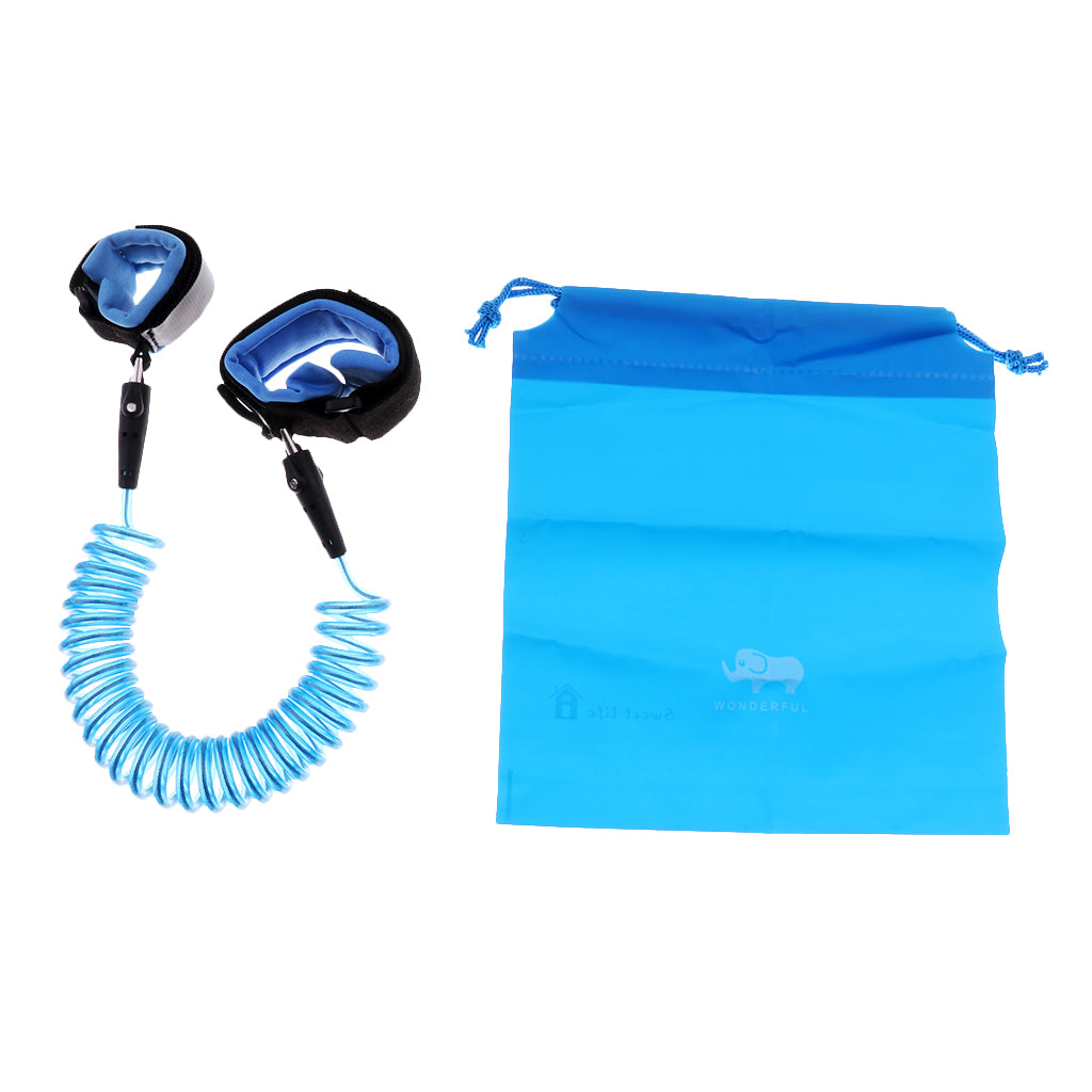 Safety Harness Leash Anti Lost Wrist Traction Rope for Kids 2.5 Meter Blue