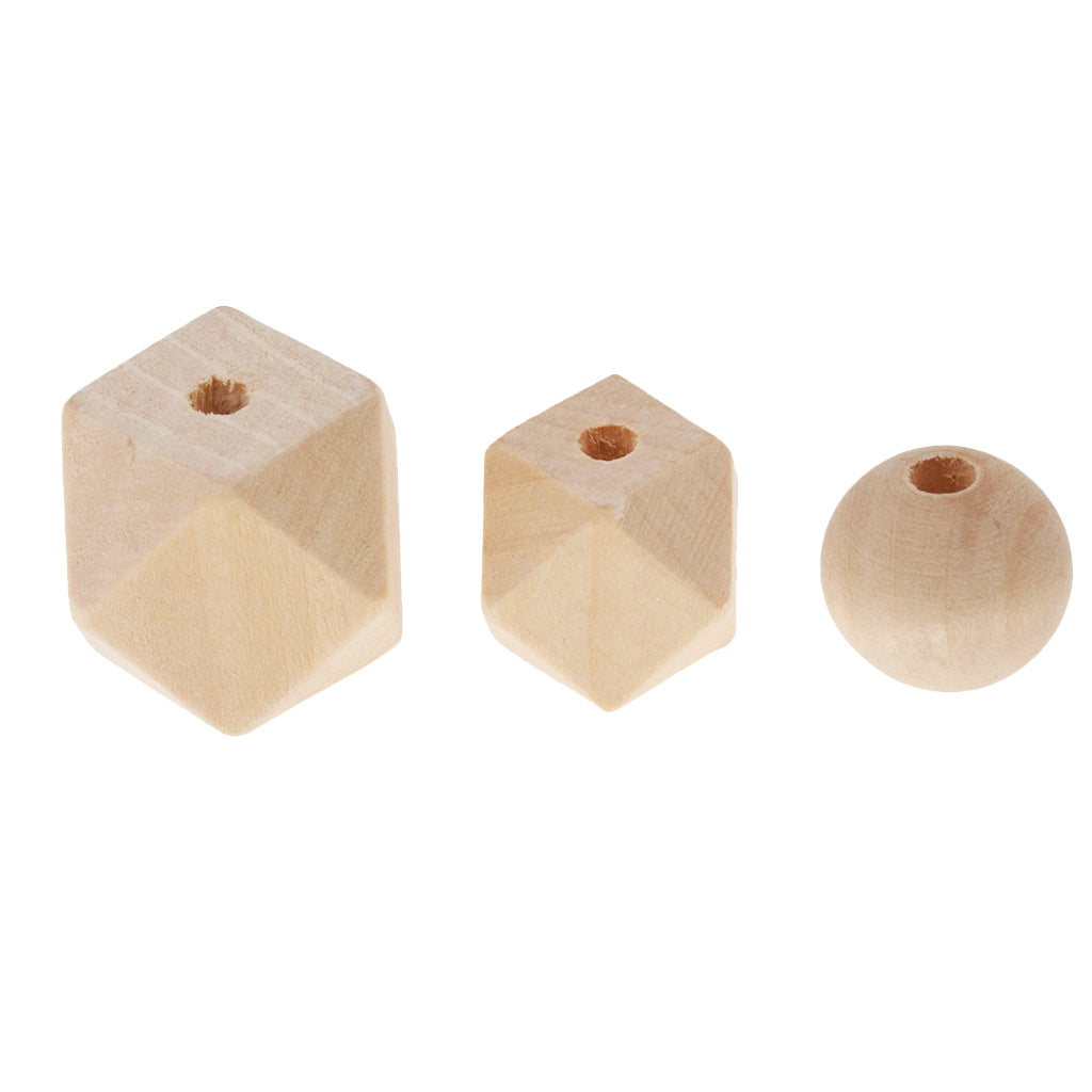 1Set Wood Rings /Beads for Craft, Ring Pendant and Connectors Jewelry Making Style 3