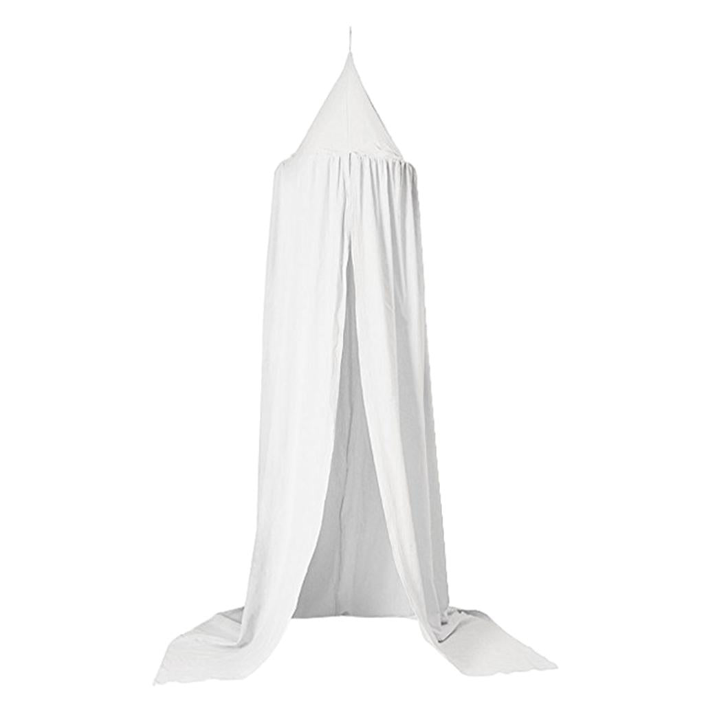Mosquito Net Bed Canopy Yarn Play Tent Bedding for Kids Playing  White