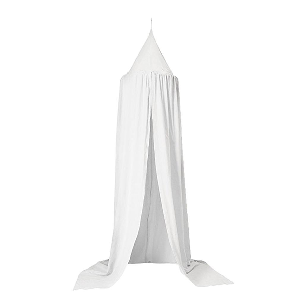 Mosquito Net Bed Canopy Yarn Play Tent Bedding for Kids Playing  White