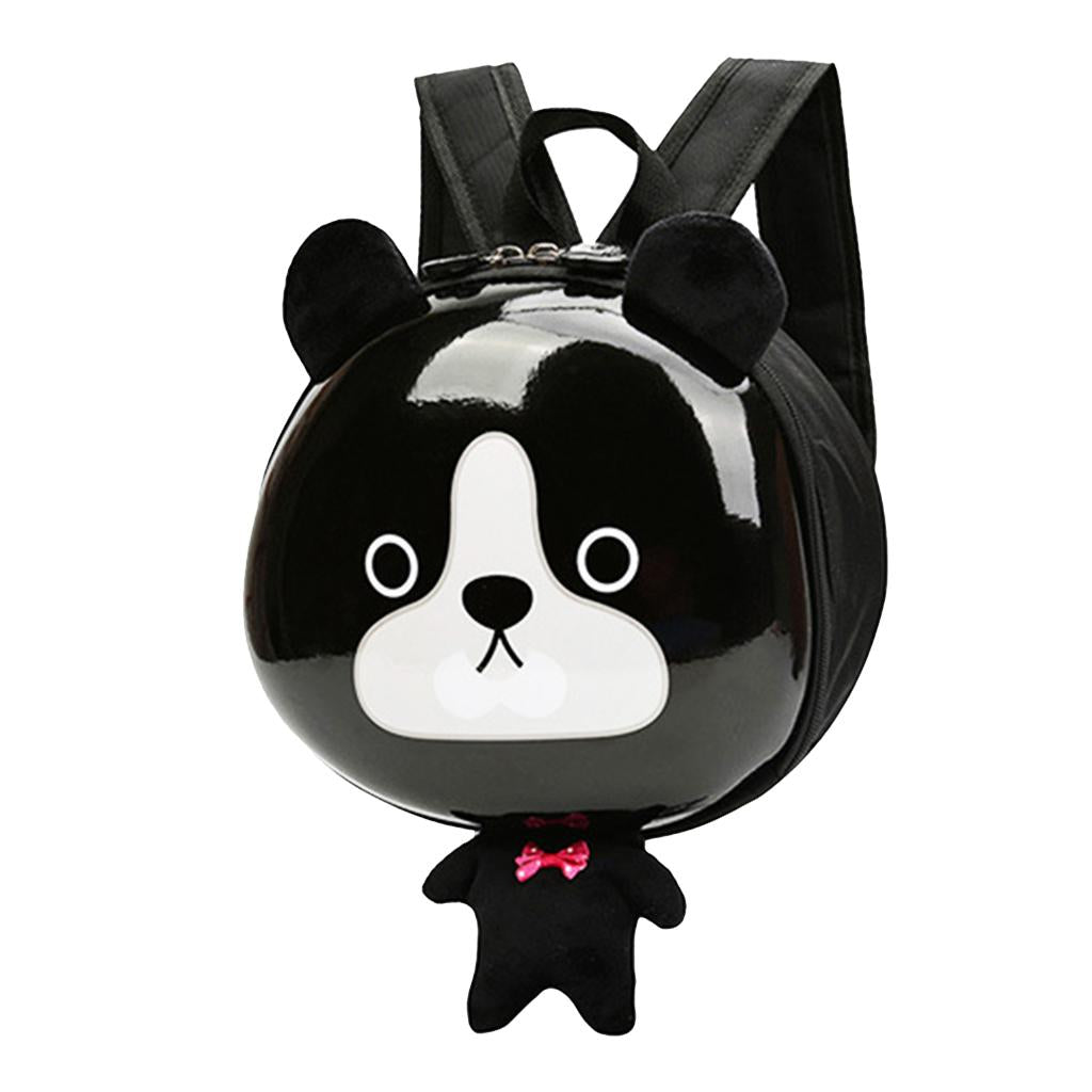 Kids Baby Cartoon Backpack Schoolbag Preschool Shoulder Bag Black Dog