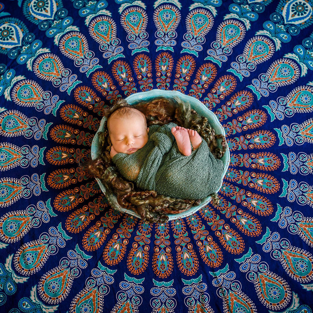 Photo Prop Boho Blanket Rug Newborn Baby Boys Girls Photography Style 1