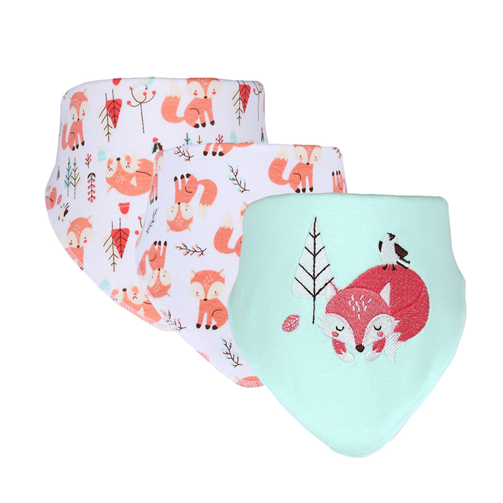 Baby Feeding Head Scarf Towel Bib Bandana Saliva Triangle Dribble