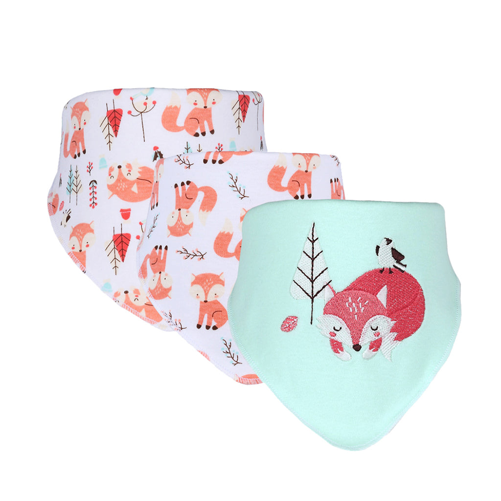 Baby Feeding Head Scarf Towel Bib Bandana Saliva Triangle Dribble