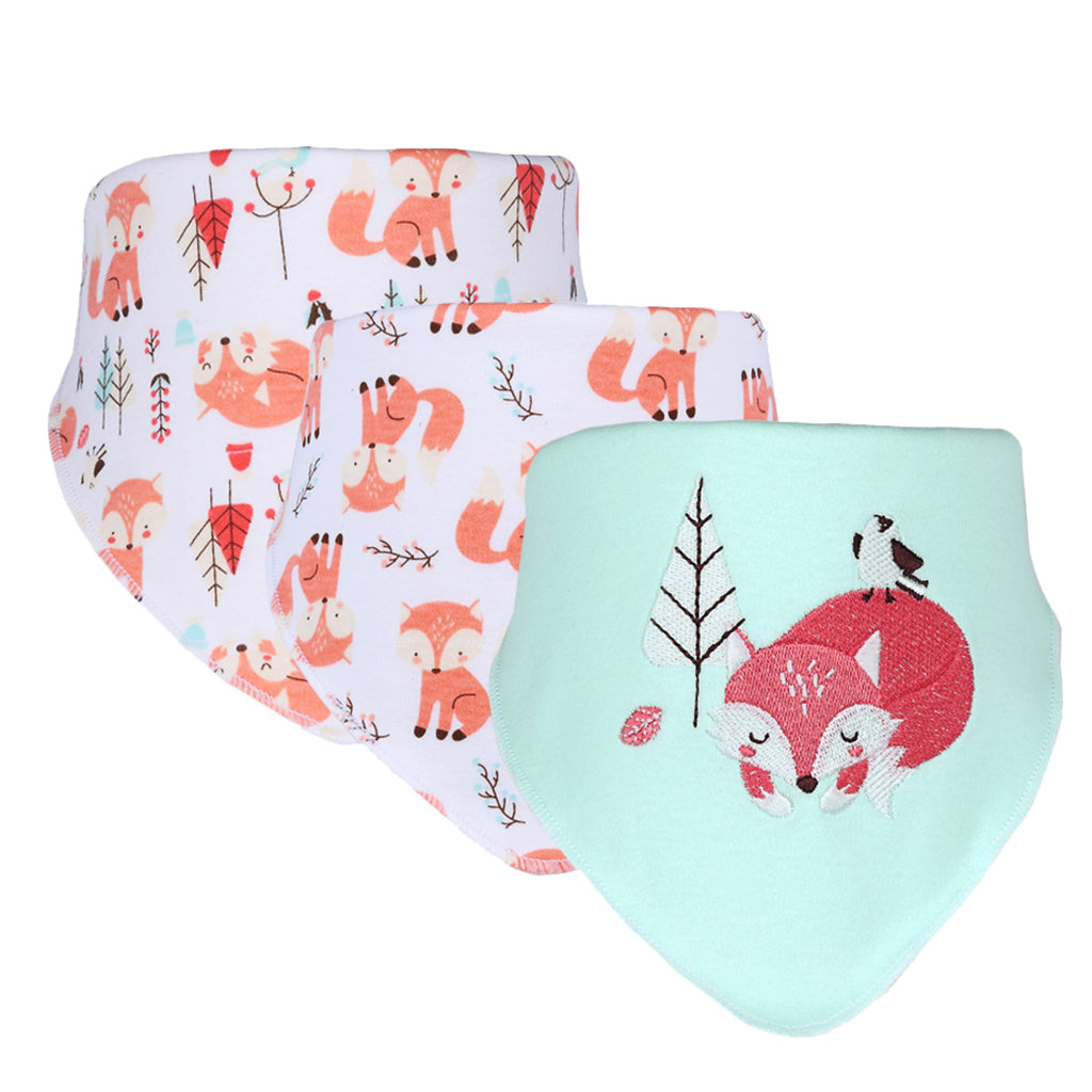 Baby Feeding Head Scarf Towel Bib Bandana Saliva Triangle Dribble
