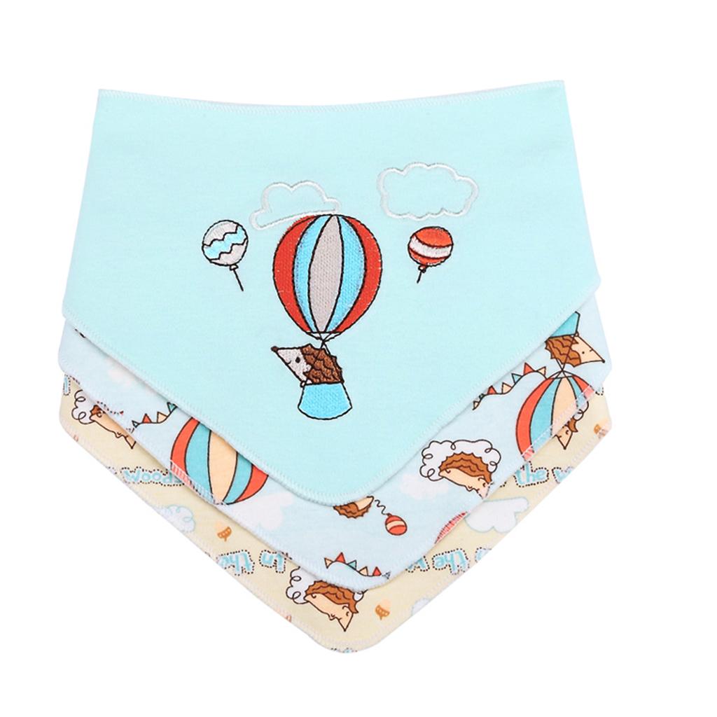 Baby Feeding Head Scarf Towel Bib Bandana Saliva Triangle Dribble Hedgehog