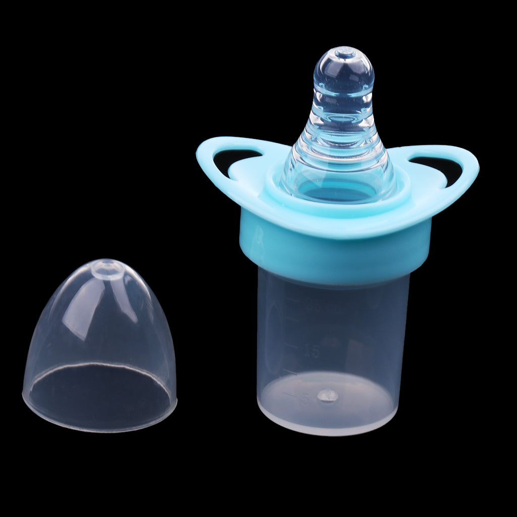 Baby Pacifiers Feeder Feeding Liquid Medicine Dispenser Tools Blue