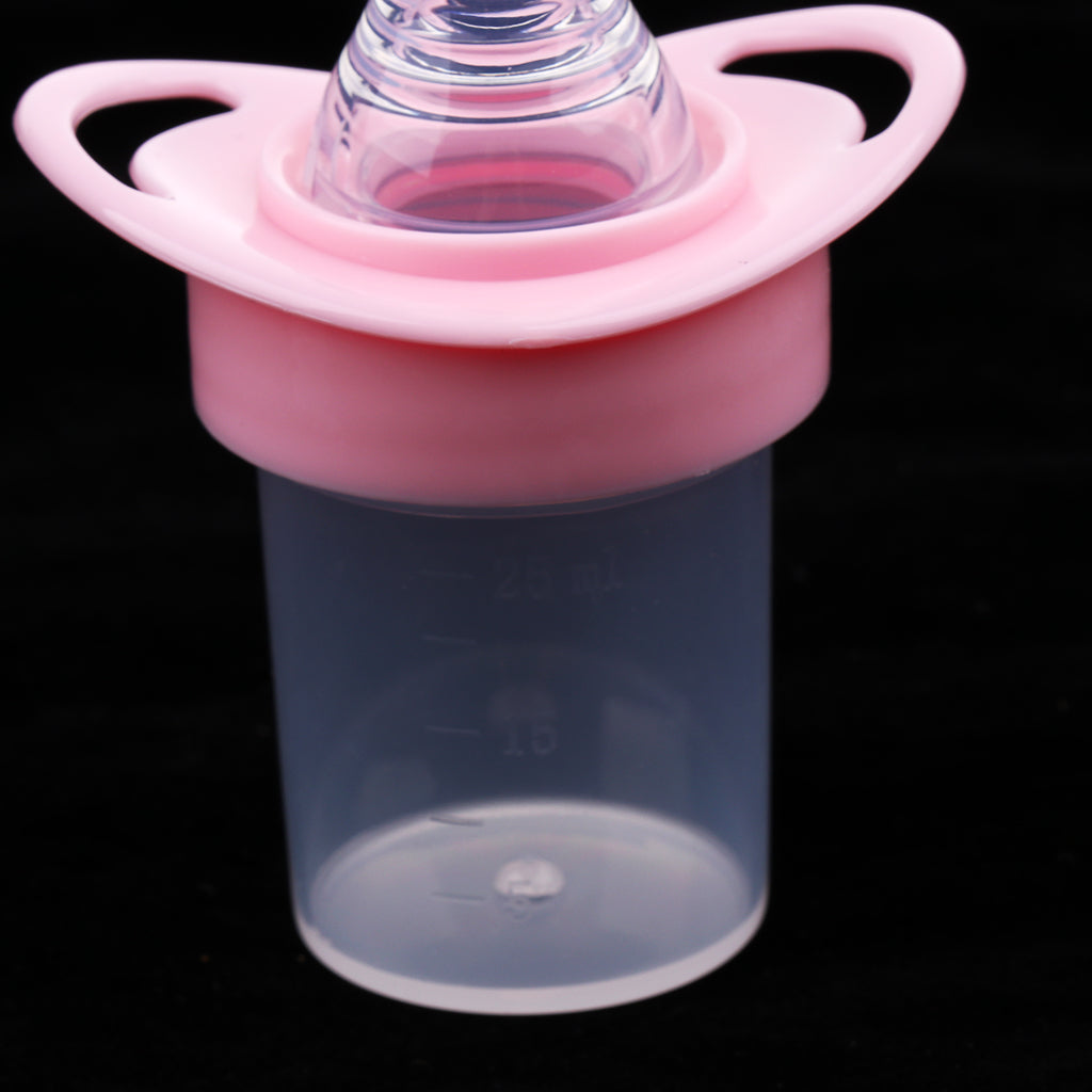 Baby Pacifiers Feeder Feeding Liquid Medicine Dispenser Tools Pink