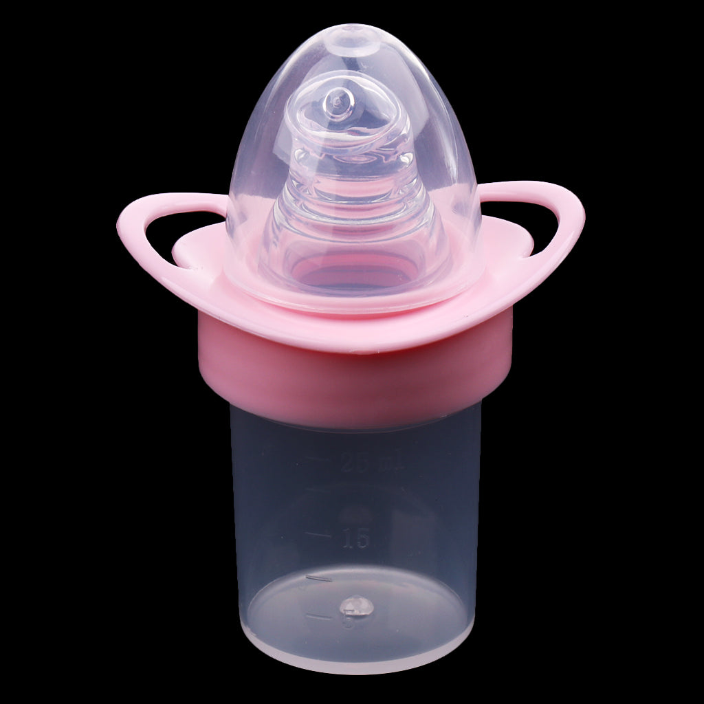 Baby Pacifiers Feeder Feeding Liquid Medicine Dispenser Tools Pink