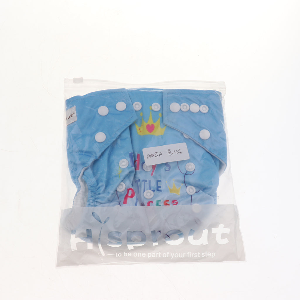 Washable Baby Waterproof Cloth Diaper Cover Diapers Reusable Nappy Blue