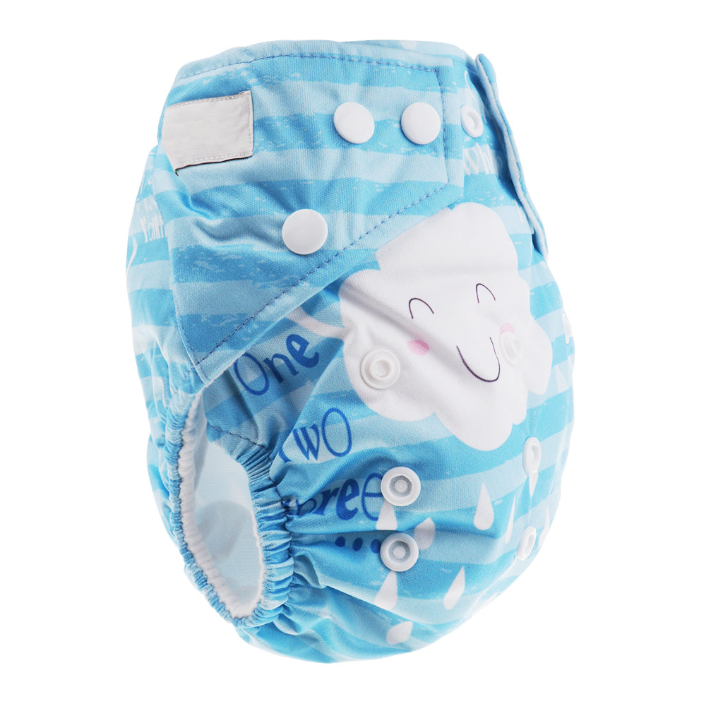 Washable Baby Waterproof Cloth Diaper Cover Diapers Reusable Nappy Cloud