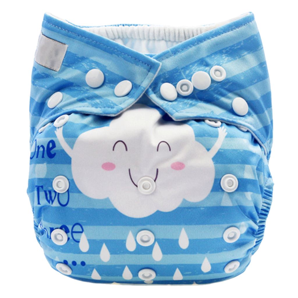 Washable Baby Waterproof Cloth Diaper Cover Diapers Reusable Nappy Cloud