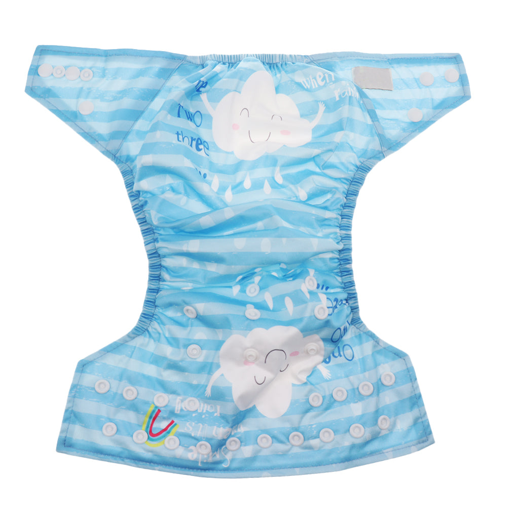 Washable Baby Waterproof Cloth Diaper Cover Diapers Reusable Nappy Cloud