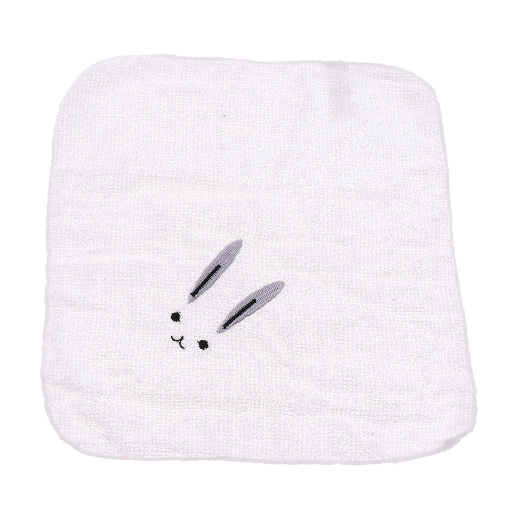 Kindergarten Gifts Cute Animal Shape Towel 19x19cm Male Rabbit