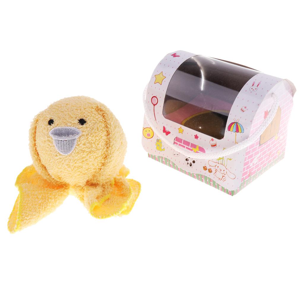 Kindergarten Gifts Cute Animal Shape Towel 19x19cm Male Duck