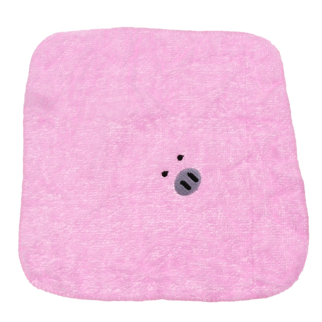 Kindergarten Gifts Cute Animal Shape Towel 19x19cm Male Pig