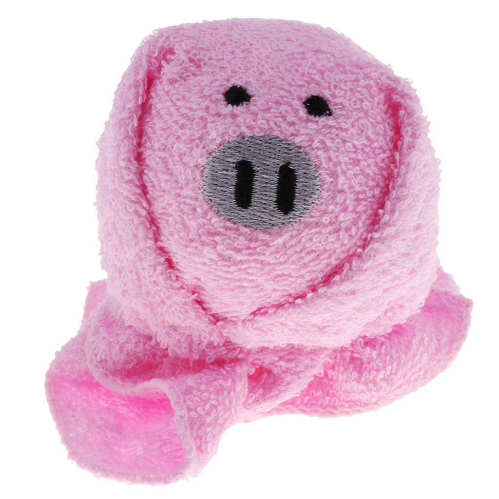 Kindergarten Gifts Cute Animal Shape Towel 19x19cm Male Pig