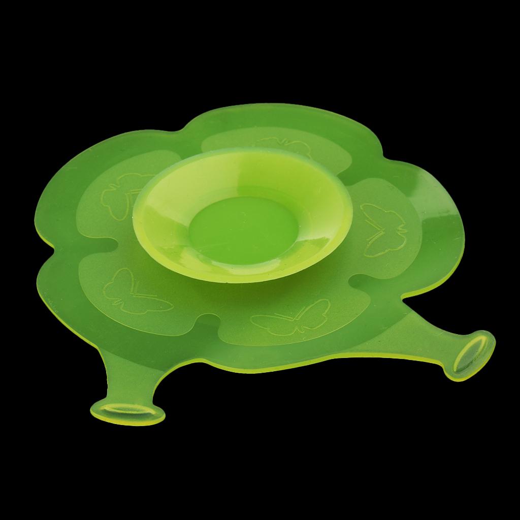 Baby Feeding Suction Base Training Bowl Slip-resistant Bowl Tableware green