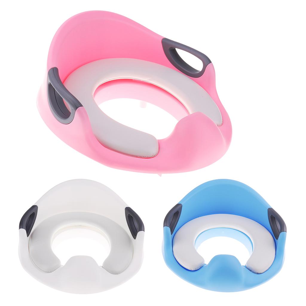 Kids Baby Potty Training Seats with Handles for Child Toilet Chair Pink