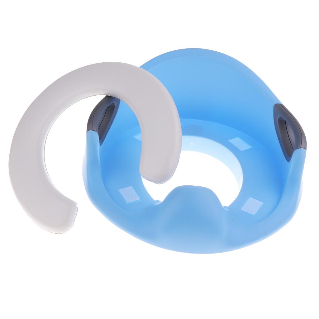 Kids Baby Potty Training Seats with Handles for Child Toilet Chair Blue