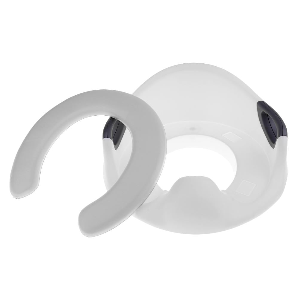 Kids Baby Potty Training Seats with Handles for Child Toilet Chair White