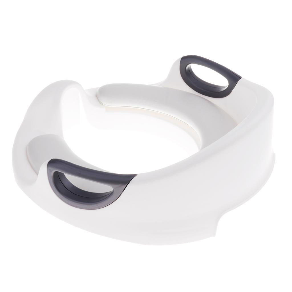 Kids Baby Potty Training Seats with Handles for Child Toilet Chair White