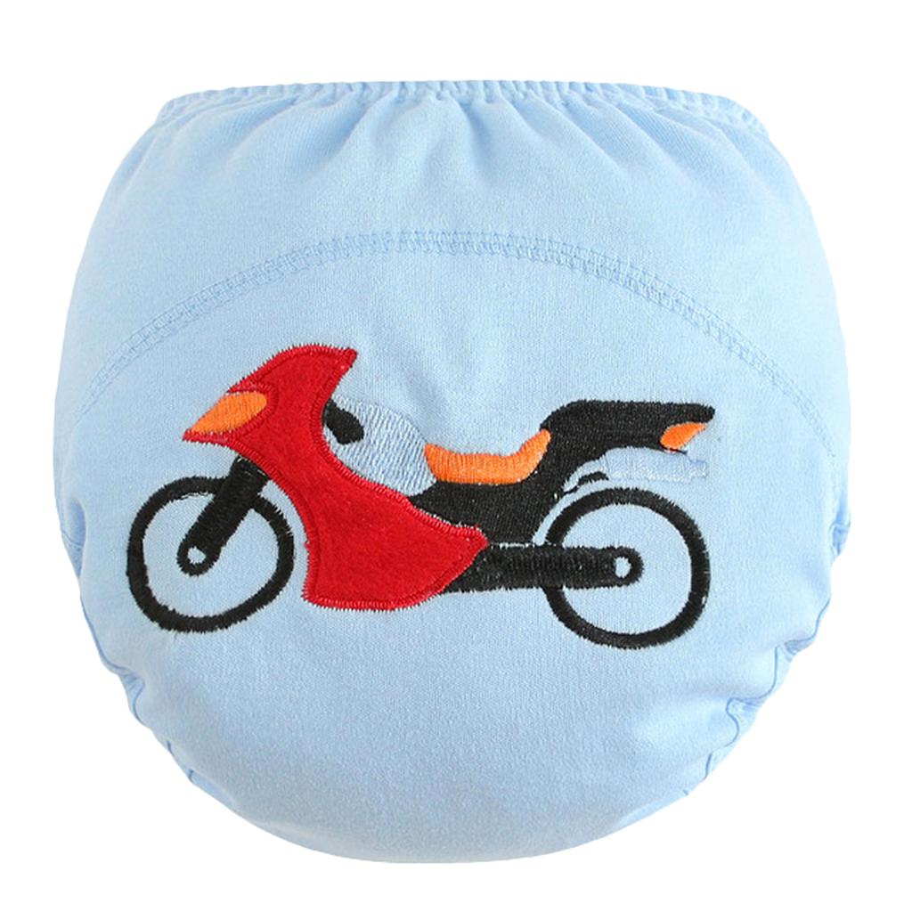 Baby Kids Toilet Potty Training Pants Cloth Nappy 90(13KG) Motorcycle