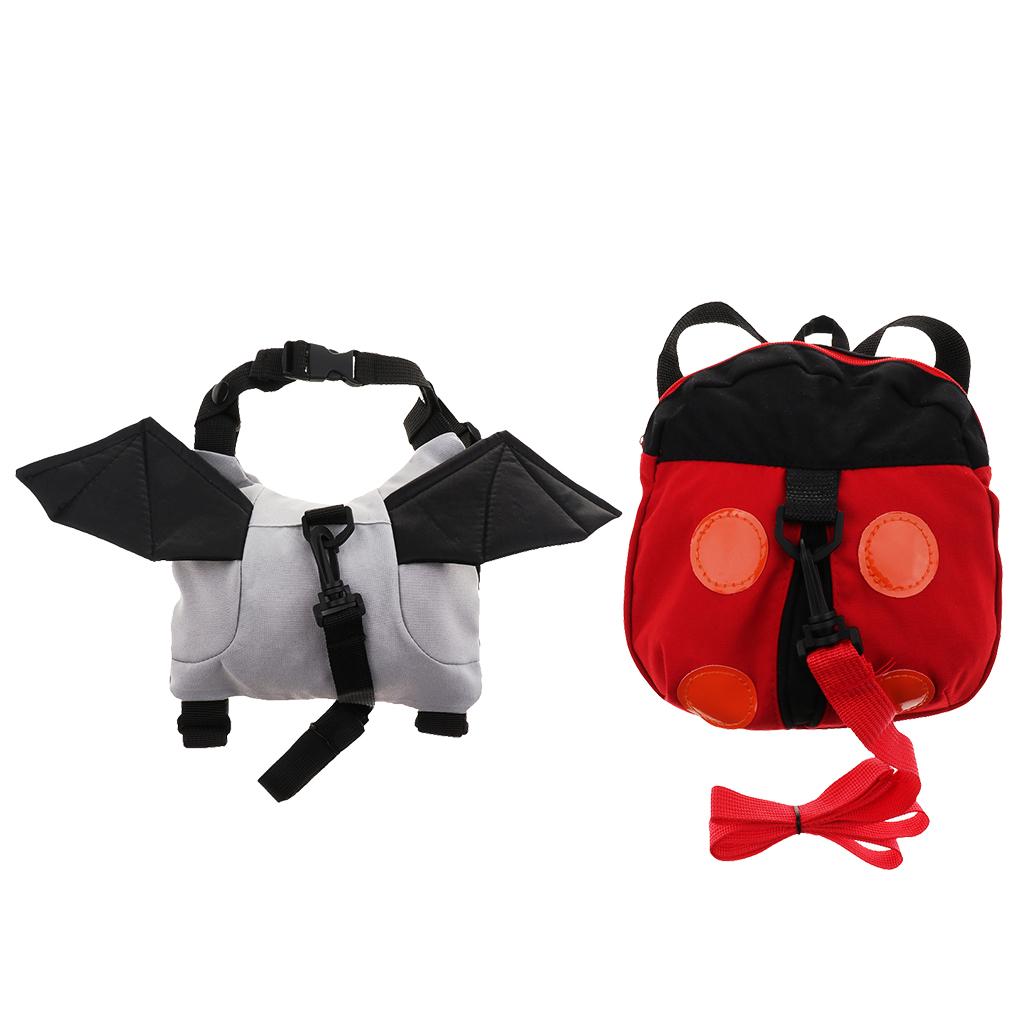 Cute Small Toddler Backpack With Leash Children Kids Backpack Bag Ladybird