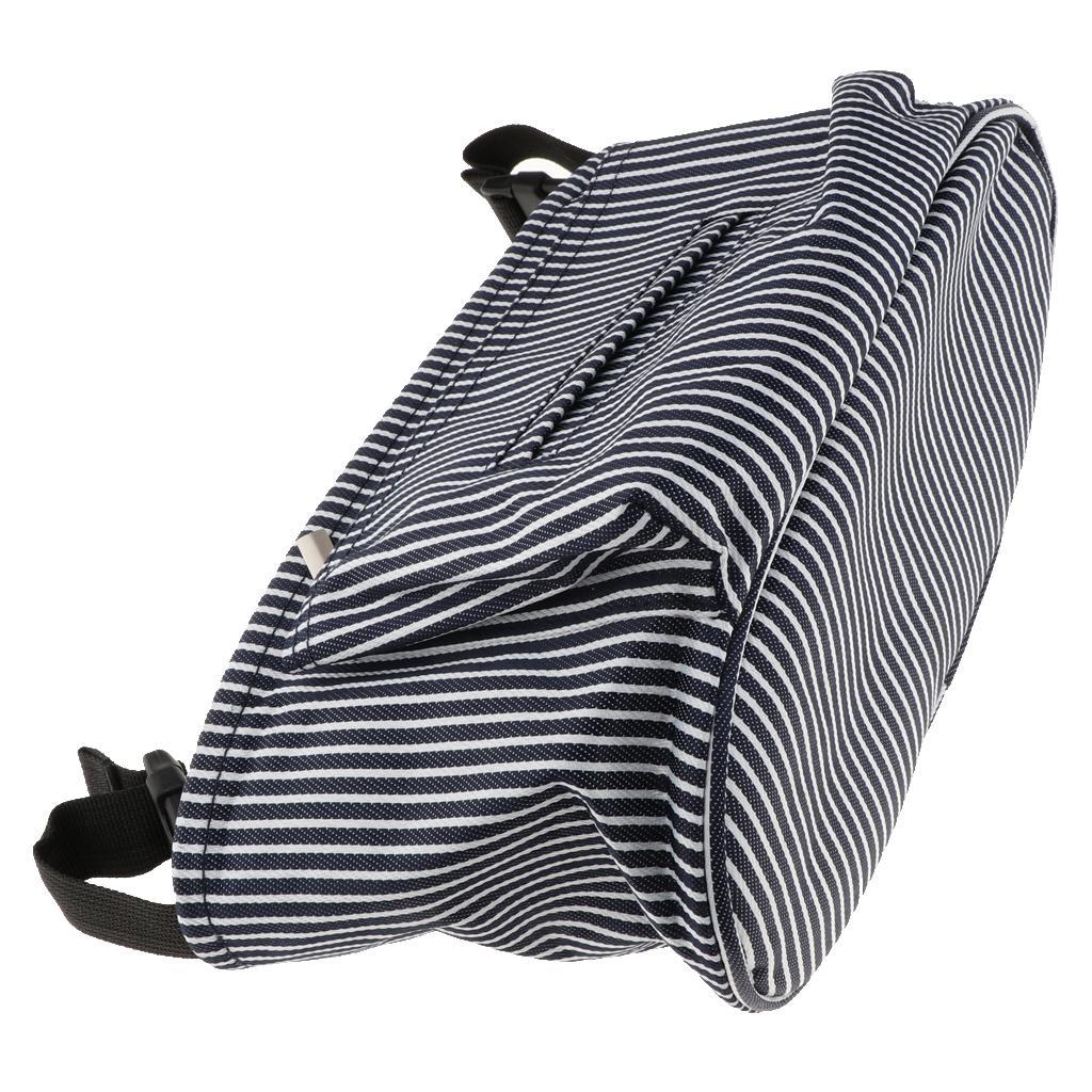 Baby Pushchair Pram Organiser Stroller Buggy Storage Bag Bottle Holder Navy