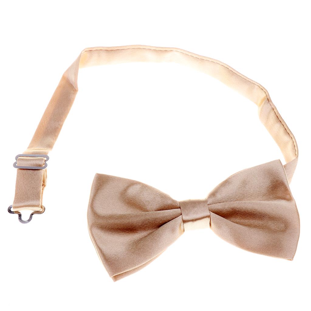 Adjustable Suspender Clip-on Braces and Bow Tie Set for Baby Khaki