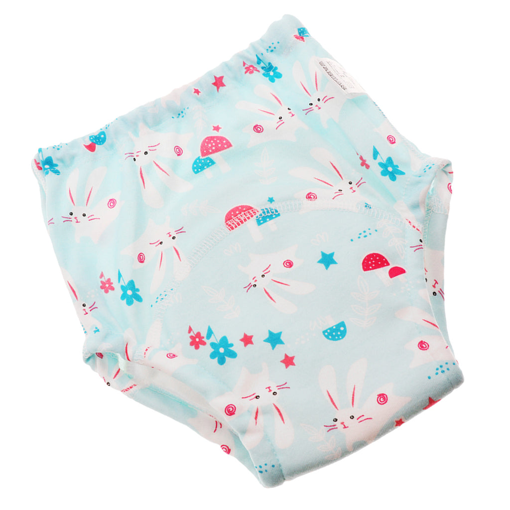 Baby Training Pants Learning Pants Washable Diapers L (100cm) Rabbit