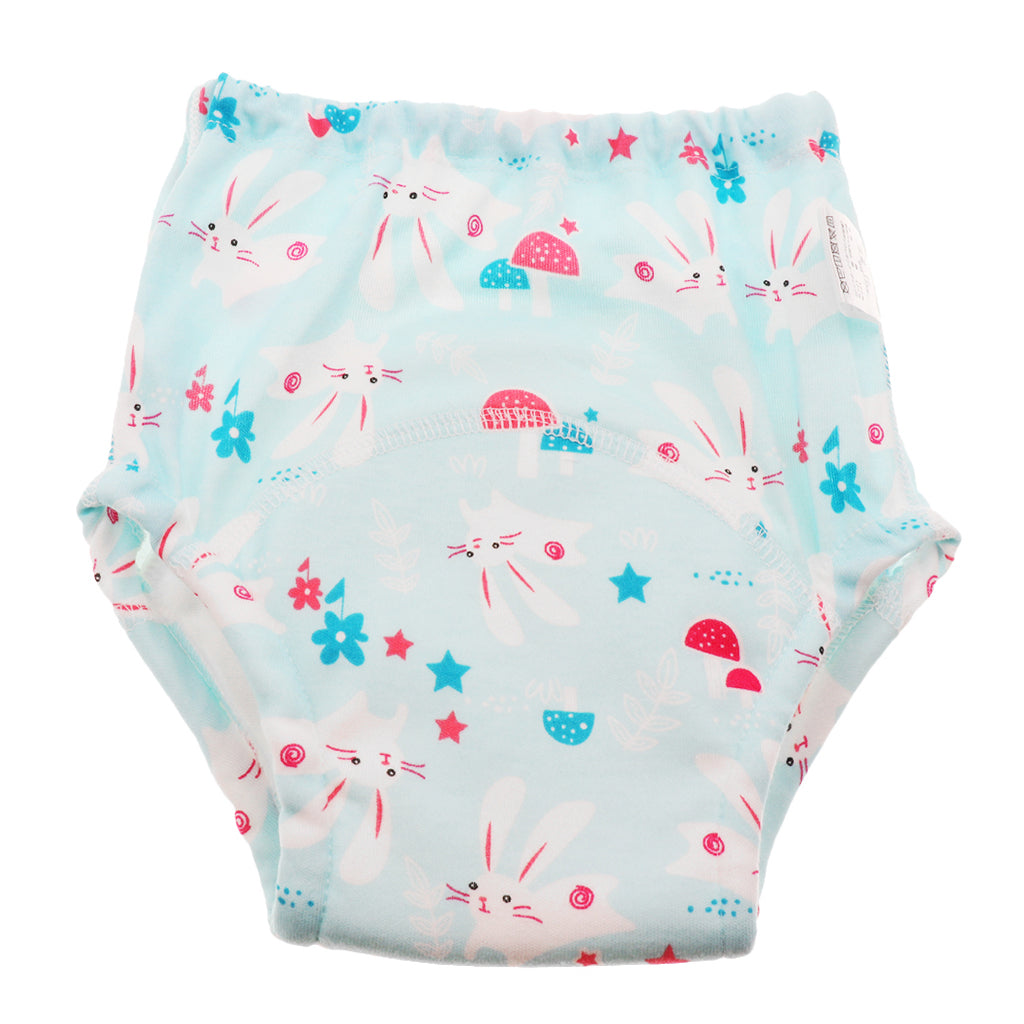 Baby Training Pants Learning Pants Washable Diapers L (100cm) Rabbit