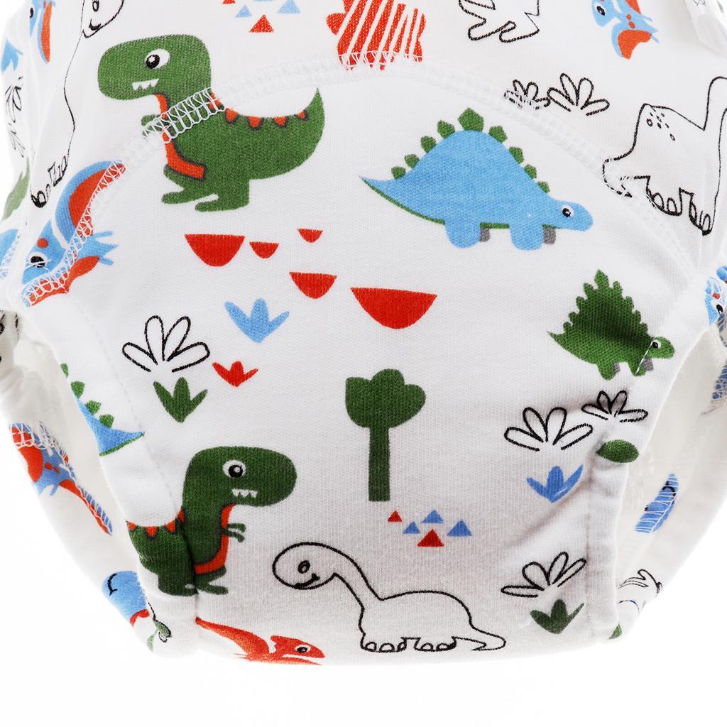Baby Training Pants Learning Pants Washable Diapers M (90cm) Dinosaur