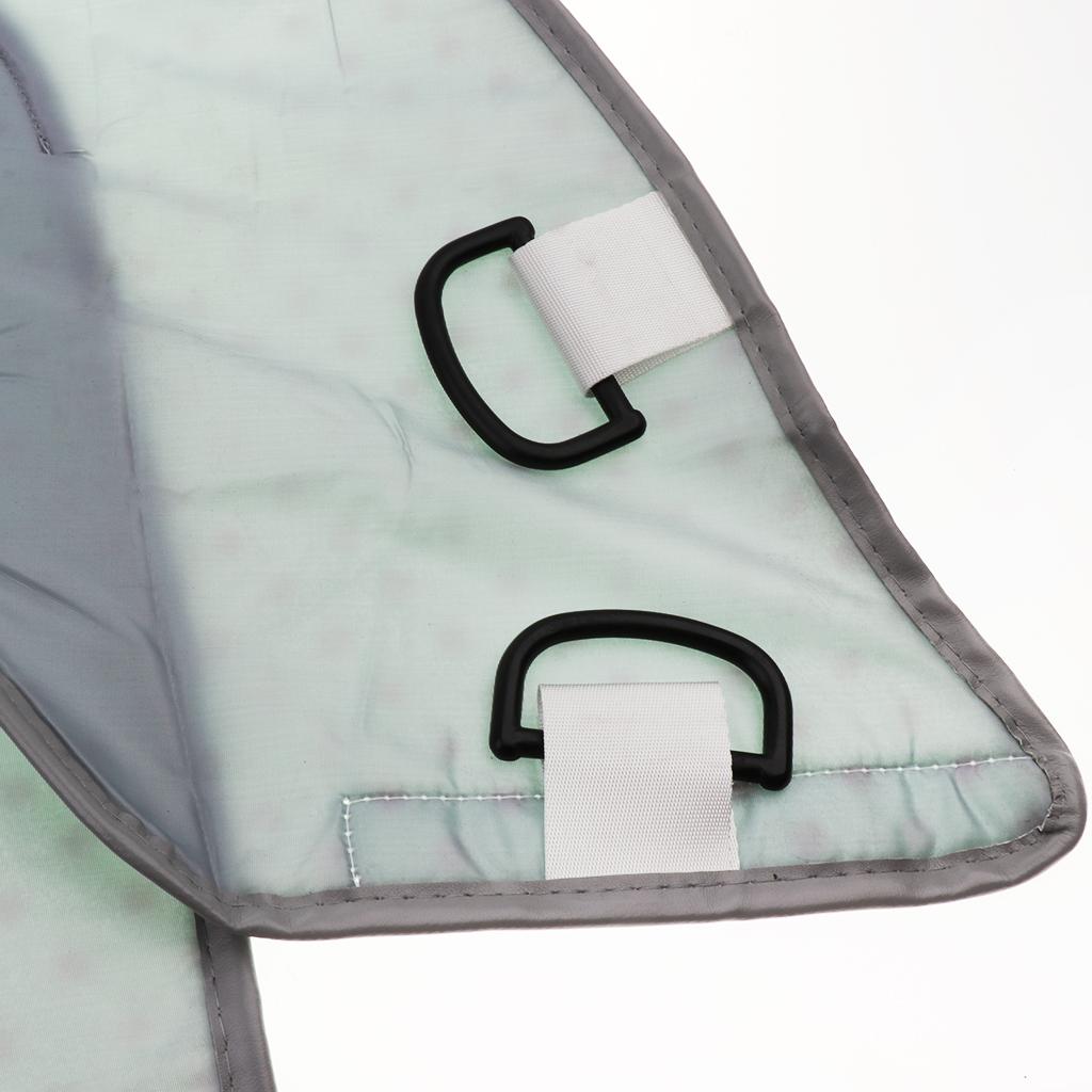 Baby Portable Changing Pad 3-in-1 Diaper Clutch Changing Station Green