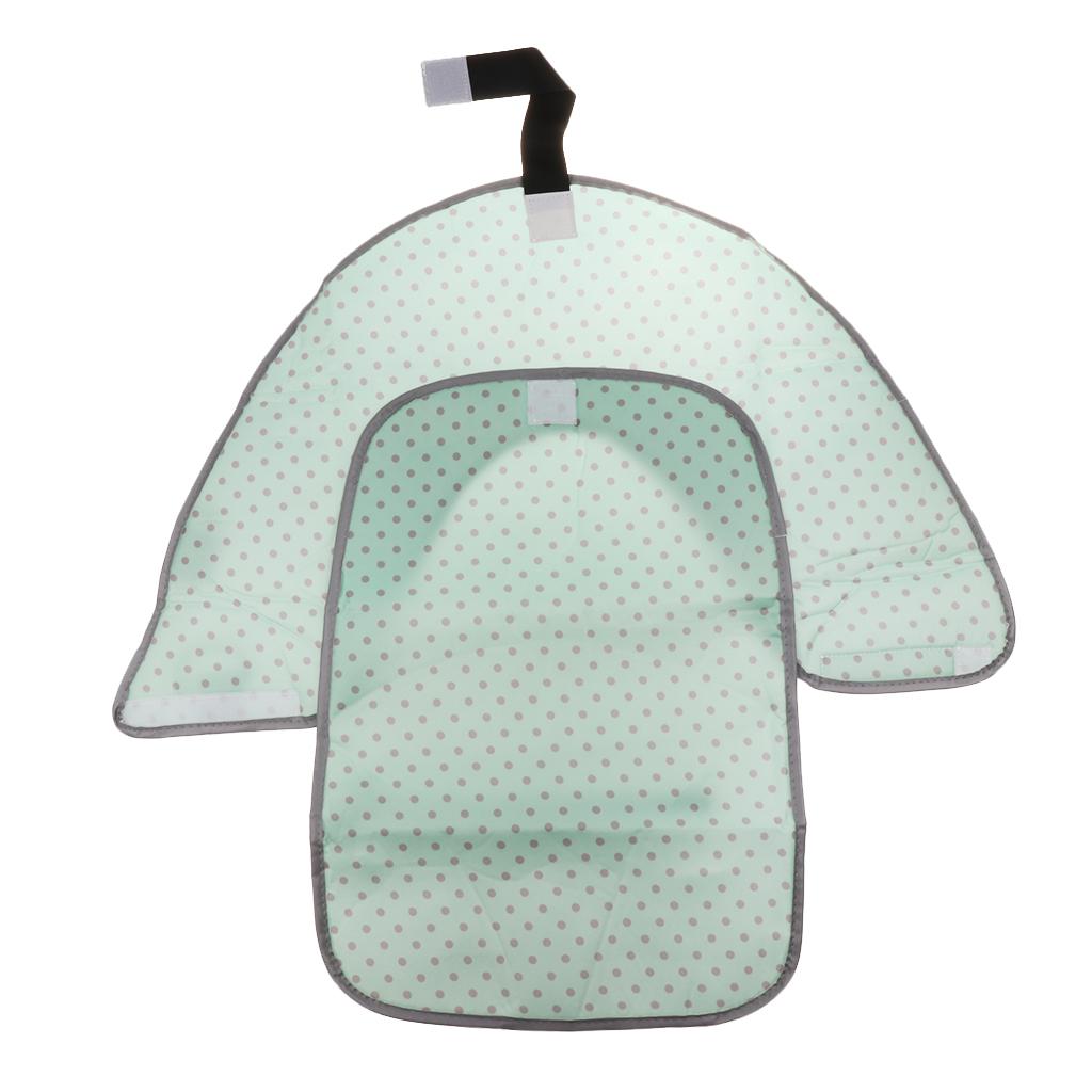 Baby Portable Changing Pad 3-in-1 Diaper Clutch Changing Station Green