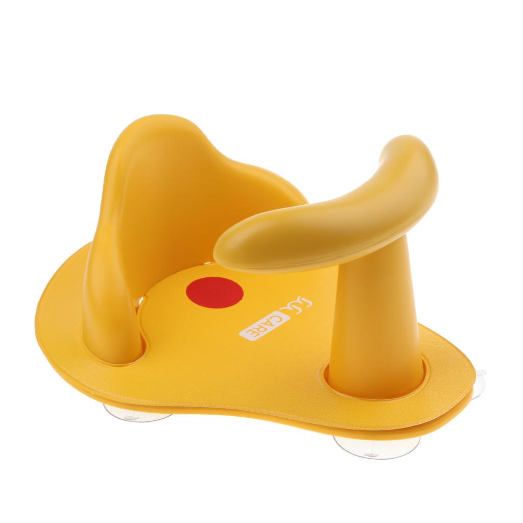 Baby Shower Seat Bath Seat Support Kids Sit Up in Tub  Yellow