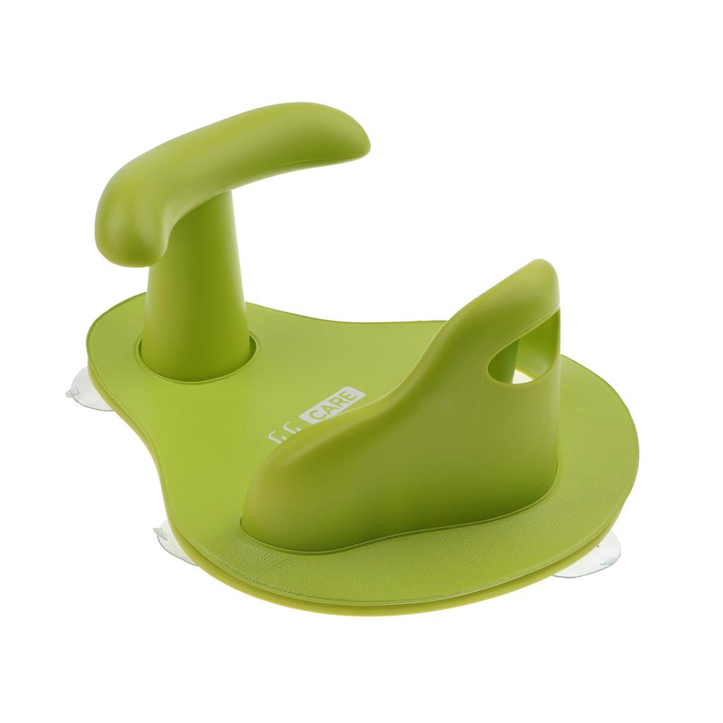 Baby Shower Seat Bath Seat Support Kids Sit Up in Tub  Green