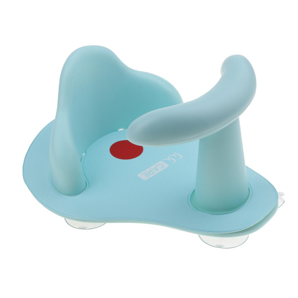 Baby Shower Seat Bath Seat Support Kids Sit Up in Tub  Blue