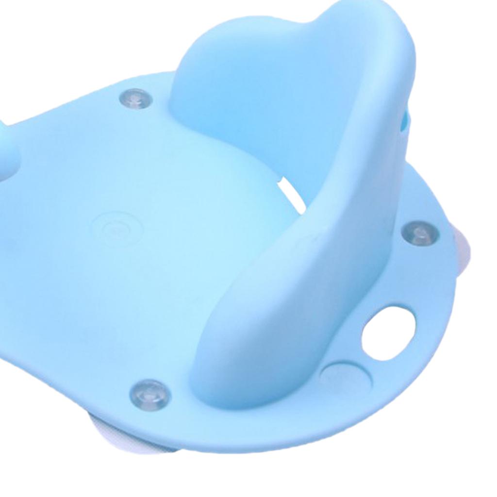 Baby Shower Seat Bath Seat Support Kids Sit Up in Tub  Blue