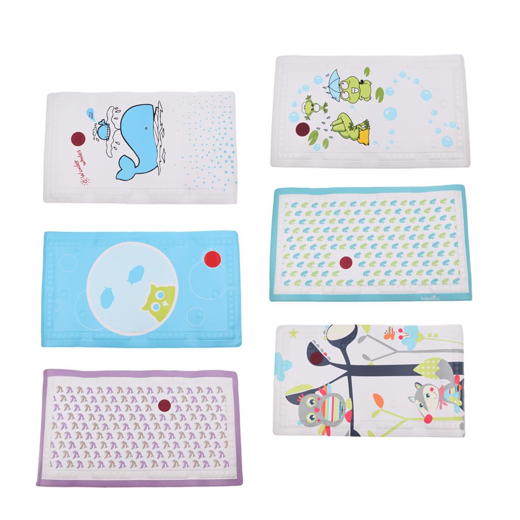 KIDS CHILDS SAFETY LONG STRONG SUCTION NON SLIP BATH SHOWER MAT Whale