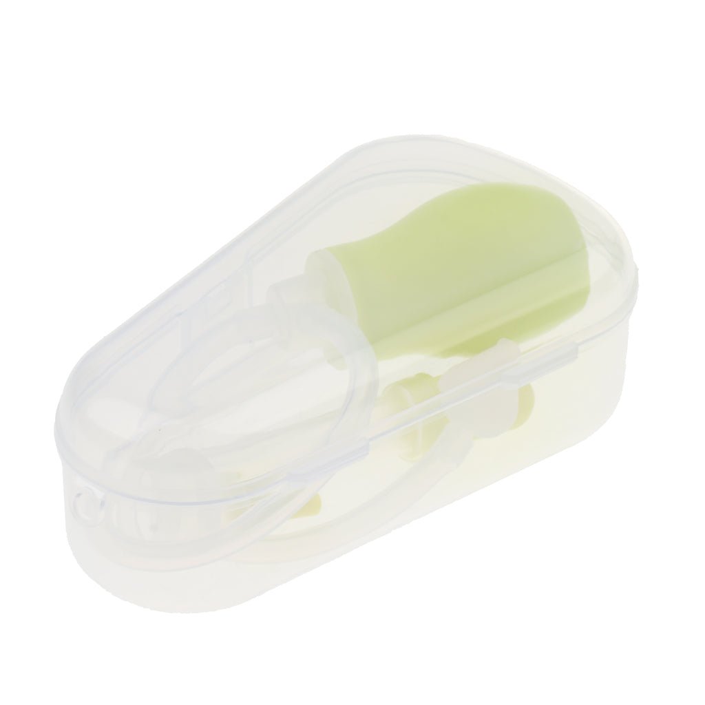 Baby Safety Nose Cleaner Vacuum Suction Nasal Aspirator Flu Protections Green