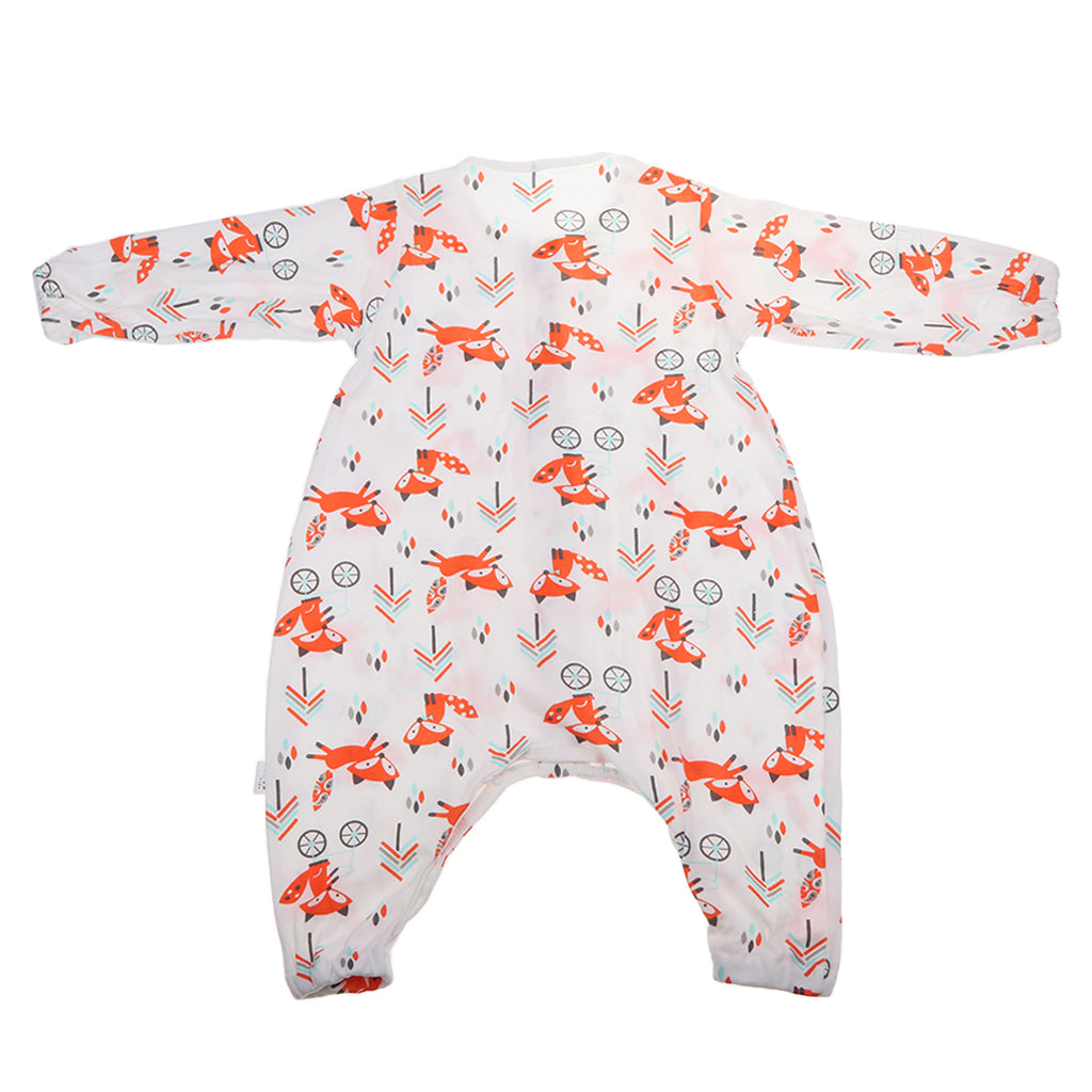 Kids Baby Wearable Blanket Safe Long Sleeve Cotton Sleeping Bag 1-2T Fox