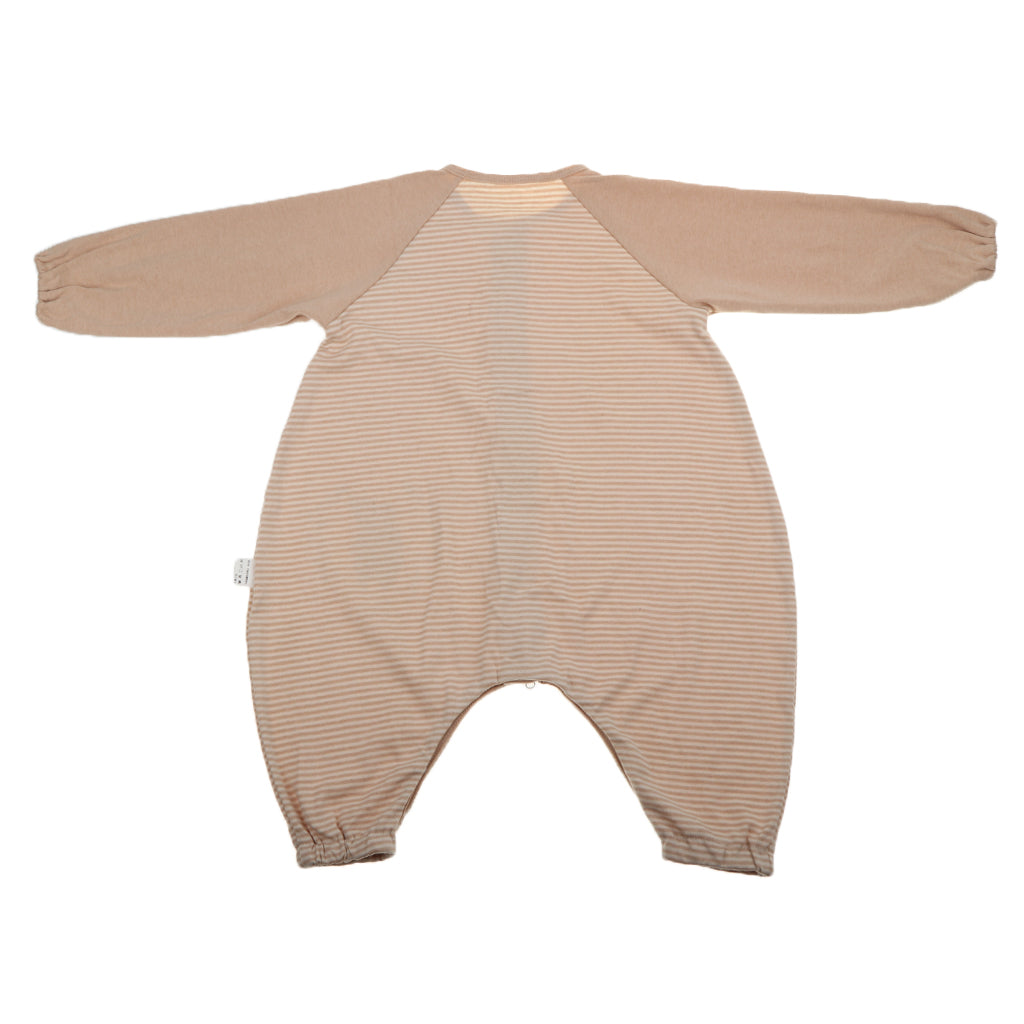 Kids Baby Wearable Blanket Safe Long Sleeve Cotton Sleeping Bag 3-4T Beige