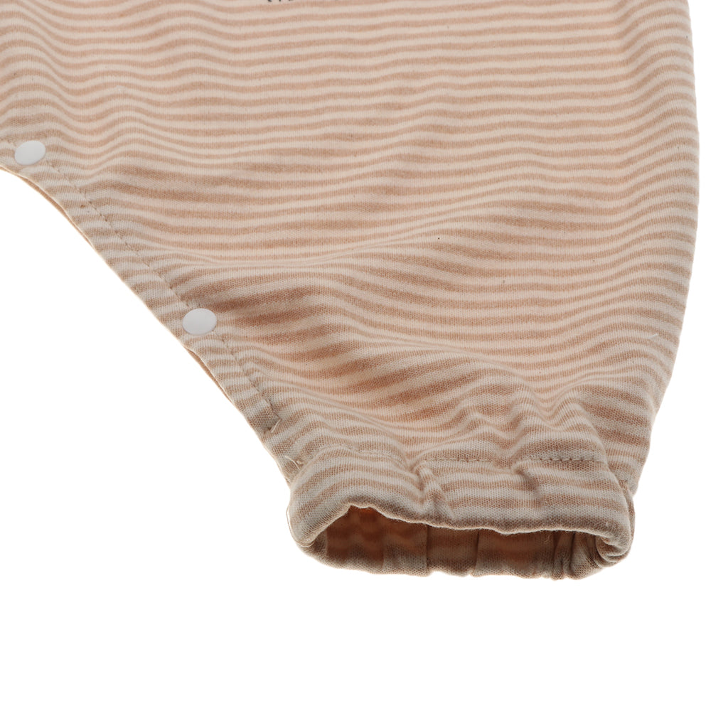 Kids Baby Wearable Blanket Safe Long Sleeve Cotton Sleeping Bag 3-4T Beige