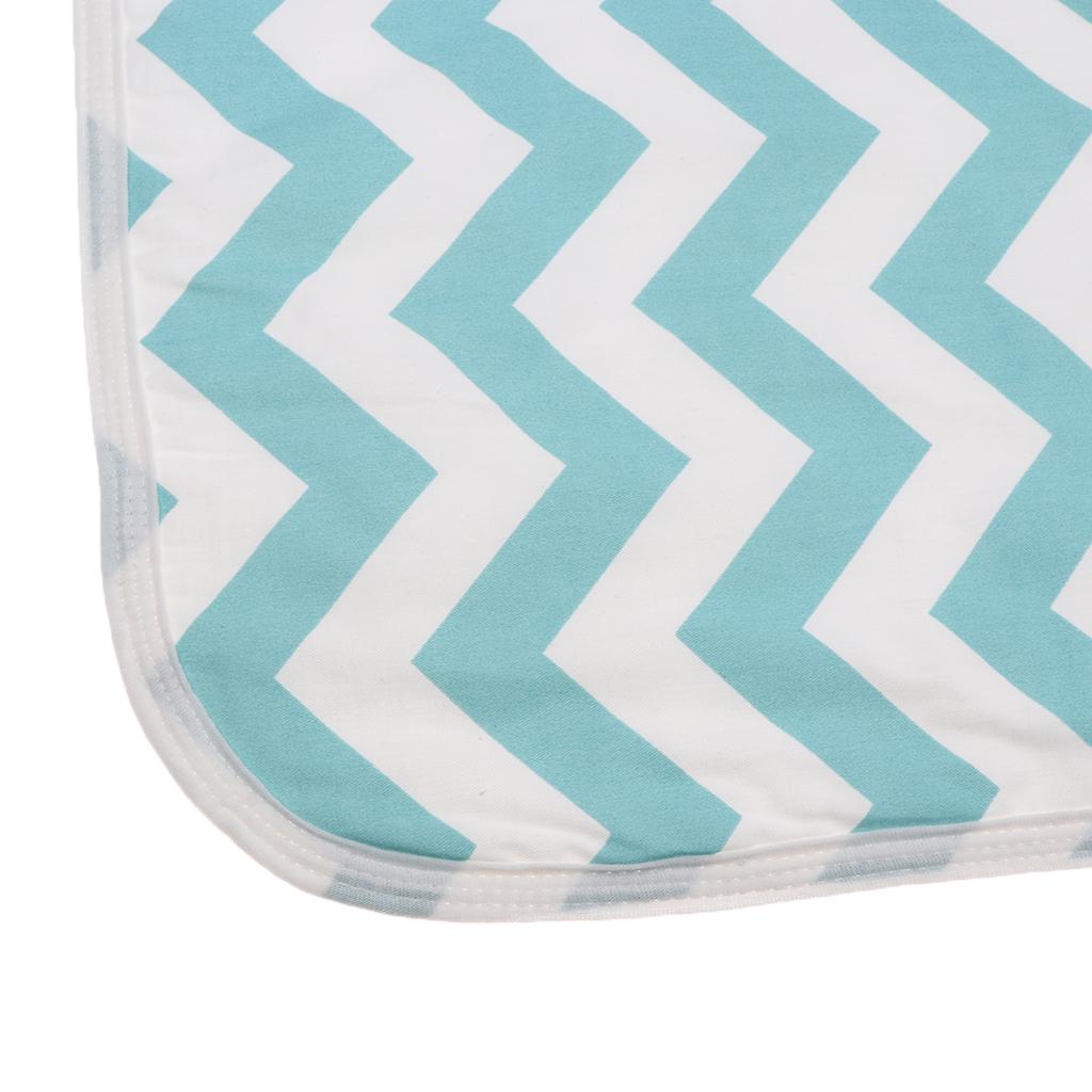 Baby Waterproof Cotton Urine Mat Nappy Bed Changing Diaper Pad 50x70cm Green
