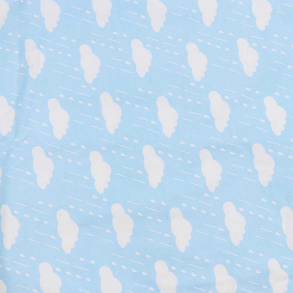 Baby Waterproof Cotton Urine Mat Nappy Bed Changing Diaper Pad 50x70cm Cloud