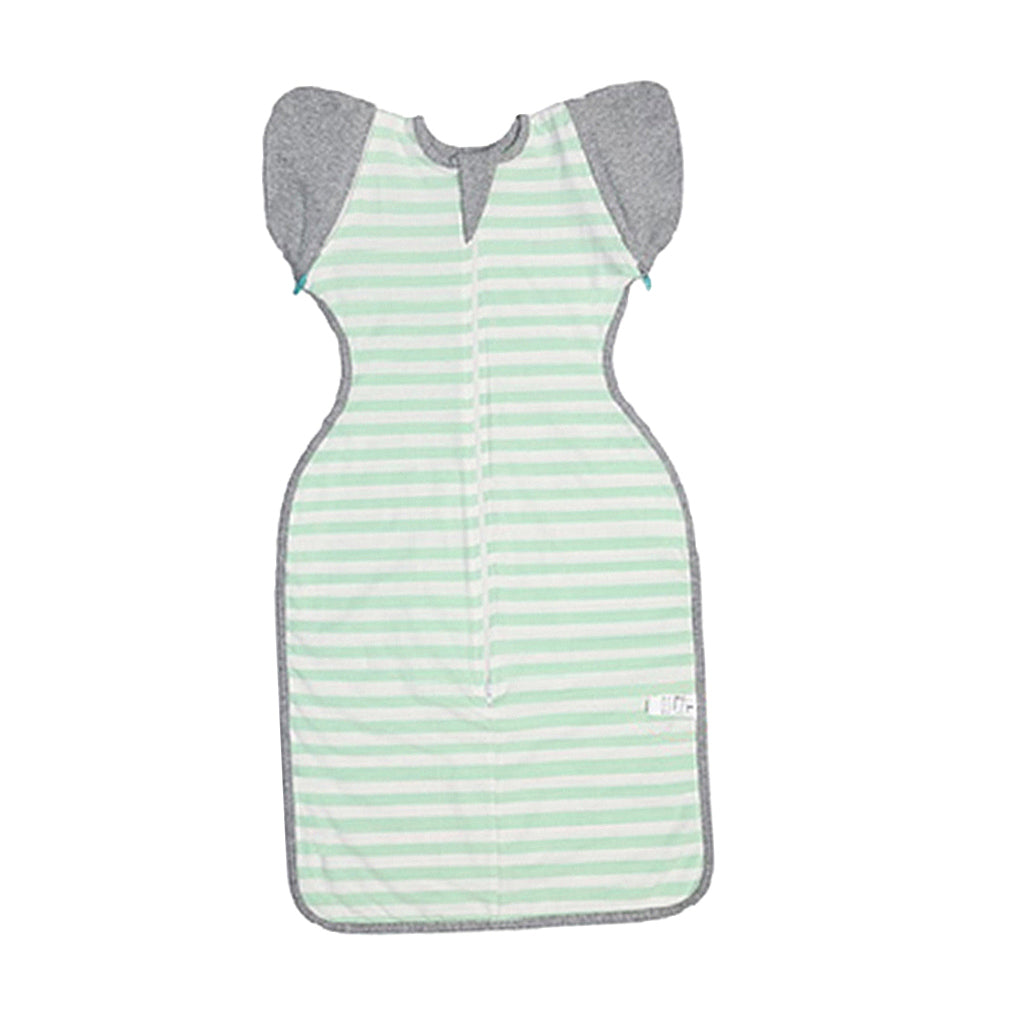 Baby Infant Sleeping Wrap Cotton Sleeping Bag L   (6-9 Months) Green stripe