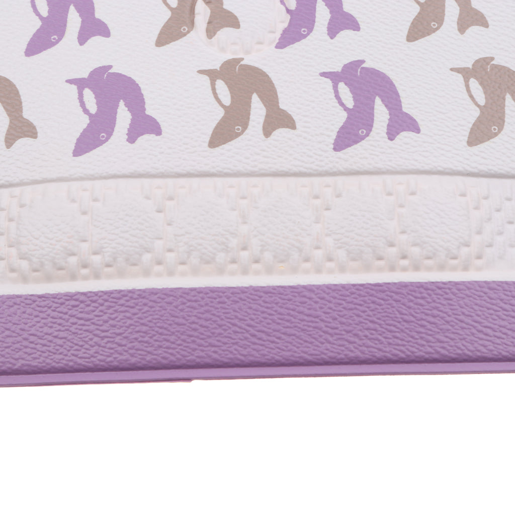 KIDS CHILDS SAFETY LONG STRONG SUCTION NON SLIP BATH SHOWER MAT Purple Whale